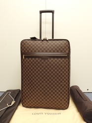 ルイヴィトン ペガス65 N23247 ダミエ トロリーバッグ 旅行用キャリーバッグ 極美品@SP4099