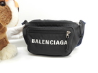 バレンシアガ ベルトバッグ エブリデイ ナイロン黒紺 ボディバッグ バムバッグ@
