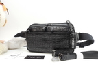 I'LLbe バムバック マットクロコダイル 黒 クロスボディバッグ ポシェット 新品@
