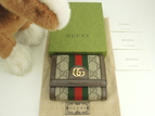 グッチ コンパクトウォレット オフィディア GGシェリー 3折財布 未使用@