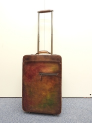 ベルルッティ フォームラ1000 レザー 茶系レインボー キャリーバッグ 美品@B0154