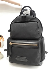 トムフォード バックパック バックリー ナイロン/レザー黒 リュックサック 美品@HO460T024AAU