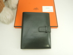 エルメス 2折財布 Boxカーフ 深緑 コンパクトウォレット レア@□E