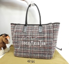 ココマイスター トートバッグ フェンウェイパーク ツイード/ホワイトチアリング 極美品@