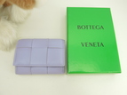 ボッテガヴェネタ 2折財布 アルコ レザー薄紫 コンパクトウォレット 未使用@P02486245H